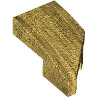 LEGO Left Plate 1x2 W. Bow 45 Deg. Cut Guld B3251-6498742 | Lego | Bra Leksaker