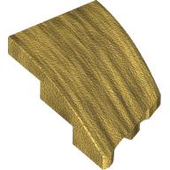 LEGO Brick 2x3 Outside Bow Left Guld B0648-6502821 | Lego | Bra Leksaker