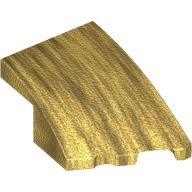 LEGO Brick 2x3 Outside Bow Right Guld B3271-6502823