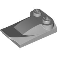 LEGO Plate W. Bows 2x3 1/2 Ljusgrå B3300-6503196 | Lego | Bra Leksaker