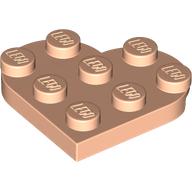 LEGO Hjärta 3x3 Ljus Nougat R1510-6509876