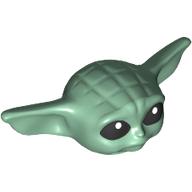 LEGO Mini Grogu/Baby Yoda Huvud Sandgrön R0799-6510467