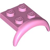LEGO Mudguard 2 1/2x3x1 1/3 Knob Tube No.1 Rosa R0110-6517912