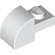 LEGO Brick 1x2x1 Bow W. Cutout Vit 6519988-B2124 | Lego | Bra Leksaker