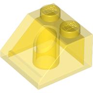 LEGO Roof Tile 2x2/45° Transparent Gul B1120-6526468