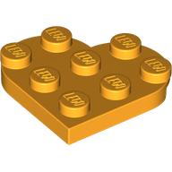 LEGO Hjärta 3x3 Ljusorange R1159-6529336