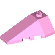 LEGO Left Roof Tile 2x4 W. Angle Rosa B0911-6543498