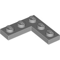 LEGO Corner Plate 1x3x3 Ljusgrå B1874-6547152