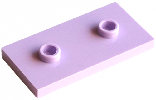 LEGO Plate 2x4 W. 2 Knobs Lavender B4085-6634698