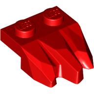 LEGO Plate 2x3 Rock No.1 Röd R0694-6554284