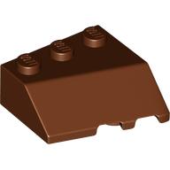 LEGO Left Roof Tile 3x3 Rödbrun B0449-6554327