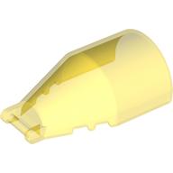 LEGO Cockpit 4x6x2 W. Front Shaft Transparent Gul 6558842-R1485 | Lego | Bra Leksaker