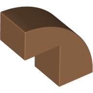LEGO Brick 1x2x1 2/3 Bow W. Cutout No.1 Medium Nougat B1477-6561571