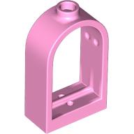 LEGO Fönsterram 1x2x2 2/3 Rosa R1360-6590633