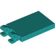 LEGO Plate2x3 W. Holder Blågrön B2258-6601588