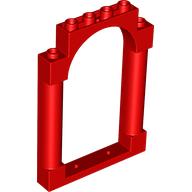 LEGO Wall 1x6x7 W. Arch Röd R9080-6601596