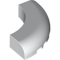 LEGO 1/4 Arch Brick 5x5 W. Cutout Vit B4049-6602846
