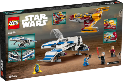 LEGO Star Wars New Republic E Wing vs Shin Hatis Starfighter 75364