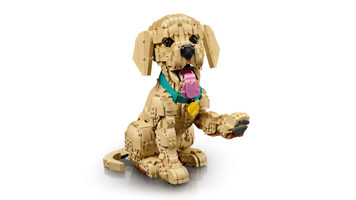 LEGO Icons Golden retriever valp 11384