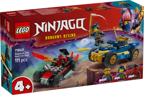 LEGO Ninjago 4+ Rogues racerbilsduell mot Drix 71840
