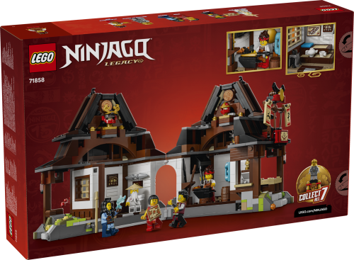 LEGO Ninjago 15 årsjubileum De fyra vapnens smedja 71858