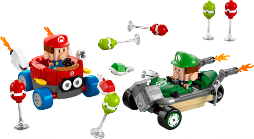 LEGO Super Mario Mario Kart Baby Mario mot Baby Luigi 72034