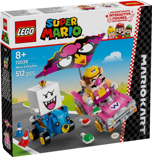 LEGO Super Mario Mario Kart Wario och King Boo 72038