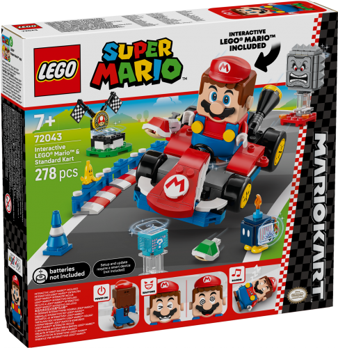 LEGO Super Mario Mario Kart Interaktiv LEGO Mario och Standard Kart 72043