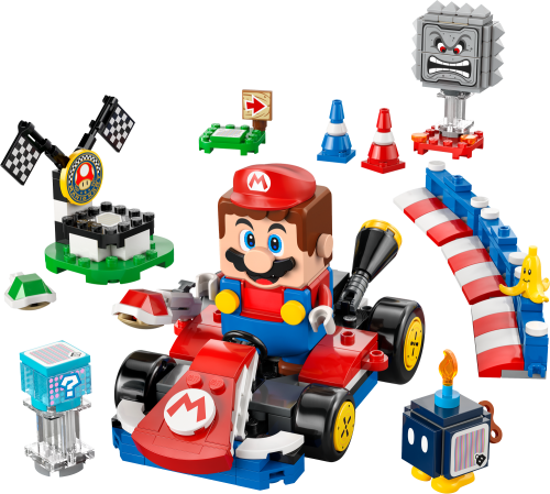 LEGO Super Mario Mario Kart Interaktiv LEGO Mario och Standard Kart 72043