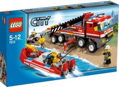 City Terrängbrandbil och brandbåt 7213