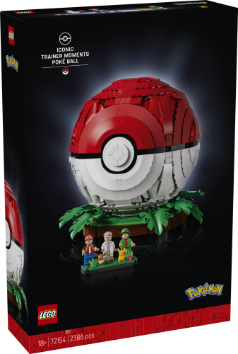 LEGO Pokémon Ikoniska Tränarögonblick Poké Ball 72154