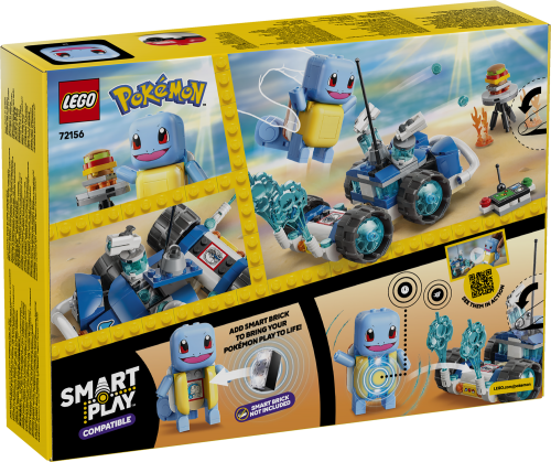 LEGO Pokémon SMART Play: Tränarens buggyäventyr med Squirtle 72156