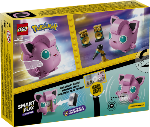 LEGO Pokémon SMART Play: Konsert med Jigglypuff 72159