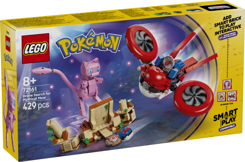 LEGO Pokémon SMART Play: Drönarjakt efter Mytisk Mew 72161
