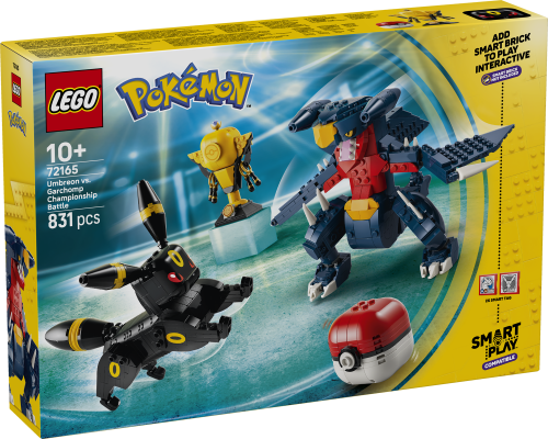 LEGO Pokémon SMART Play: Mästerskapsstrid med Umbreon mot Garchomp 72165
