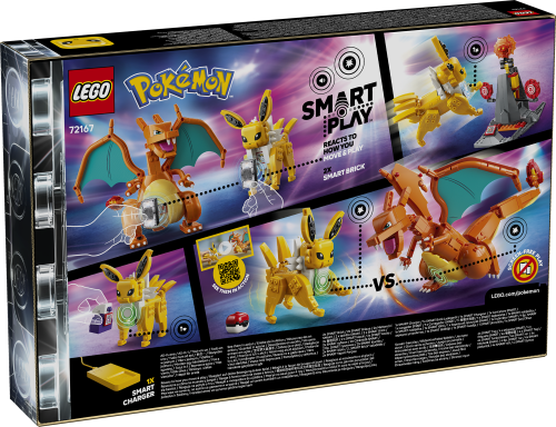 LEGO Pokémon SMART Play: Ultimat strid med Charizard mot Jolteon 72167