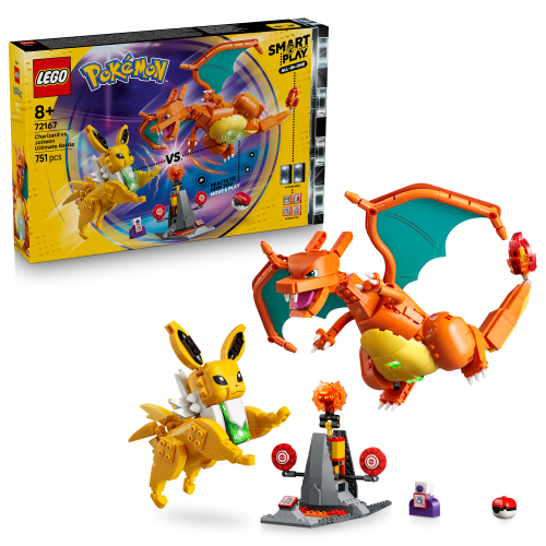 LEGO Pokémon SMART Play: Ultimat strid med Charizard mot Jolteon 72167