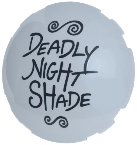 LEGO Brick 6x6 Round Dome Deadly Night Shade Ljusgrå R0726-6592965