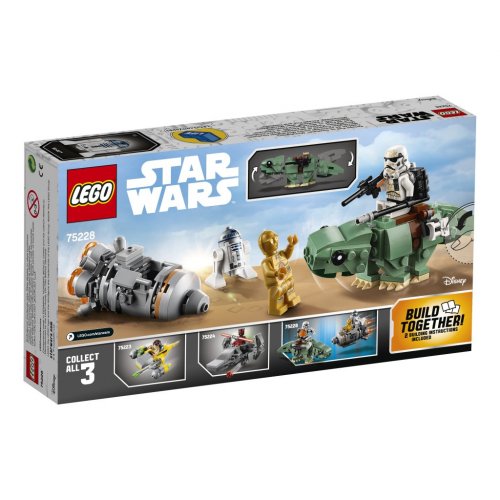 LEGO Star Wars Escape Pod vs. Dewback Microfighters 75228