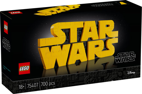 LEGO Star Wars Brick built Star Wars Logo 75407