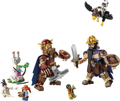 LEGO One Piece Dorry mot Brogy jättarna i Little Garden 75644