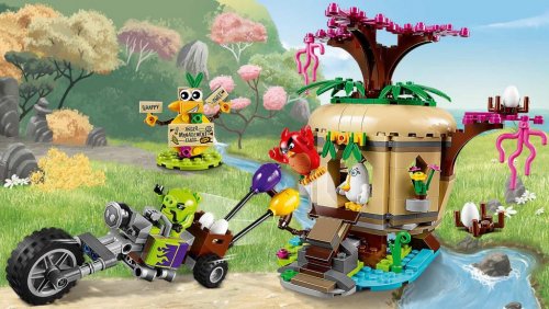 LEGO Angry Birds Äggstöten på fågelön 75823