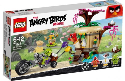 LEGO Angry Birds Äggstöten på fågelön 75823