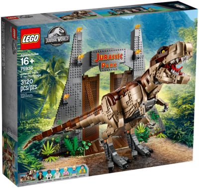 LEGO Jurassic World Jurassic Park T-rex Rampage 75936
