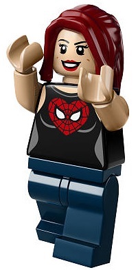 LEGO Minifigurer Super Heroes Mary Jane 76016-3