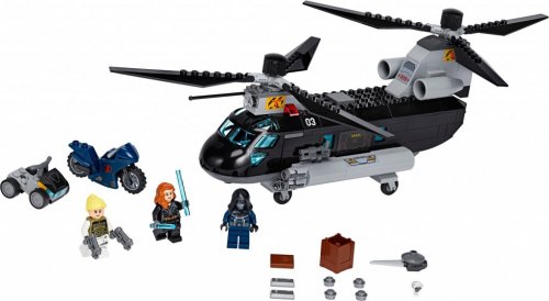 LEGO Super Heroes Black Widows helikopterjakt 76162