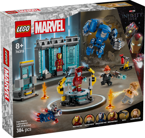 LEGO Super Heroes Iron Mans labb: rustningarnas sal 76315