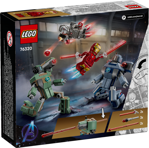 LEGO Super Heroes Iron Man och War Machine mot Hammer Drones 76320