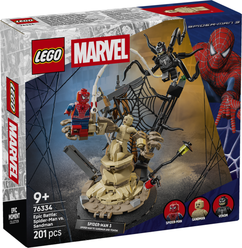 LEGO Super Heroes Episk strid Spider Man mot Sandman 76334