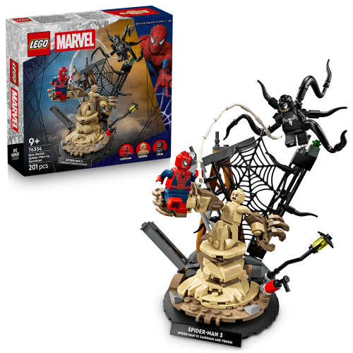 LEGO Super Heroes Episk strid Spider Man mot Sandman 76334